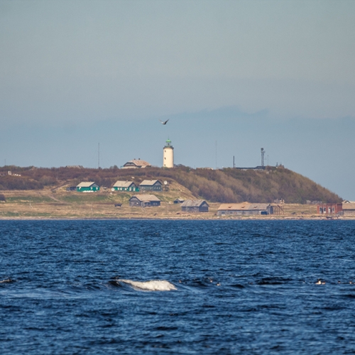 Жижгинский маяк на острове в Белом море